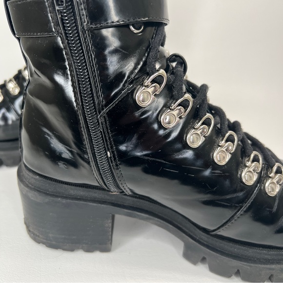 Jeffrey Campbell Czech Platform Combat Boots, Size 8 - Picture 9 of 10